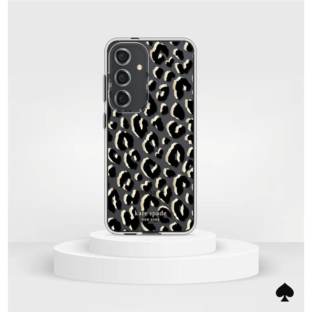 kate spade new york Samsung Galaxy S24 Case | City Leopard Black
